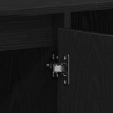 TV Cabinet Set Black Oak 100 x 35 x 55 cm Engineered Wood 862970