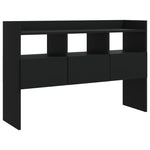 ZNTS Sideboard Black 105x30x70 cm Engineered Wood 808378