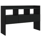 ZNTS Sideboard Black 105x30x70 cm Engineered Wood 808378