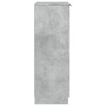 Shoe Cabinet Concrete Grey 59x35x100.5 cm Engineered Wood 811443