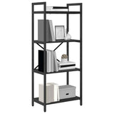 Bookshelf Black Oak 56 x 34 x 133.5 cm Engineered Wood 883868