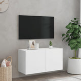 TV Cabinet Wall-mounted White 80x30x41 cm 836952