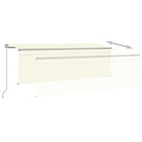 Manual Retractable Awning with Blind 4x3m Cream 3069417