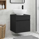 Wall-mounted Sink Vanity Black 49 x 44.5 x 66.5 cm 890603