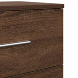 Bedside Cabinets 2 pcs with 2 Drawers Brown Oak 40x36x50 cm 858798