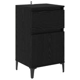 Bedside Cabinet 2 pcs Black Oak 40 x 35 x 70 cm Engineered Wood 881256
