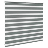 Zebra Blind Dark Grey 155x100 cm Fabric Width 150.9 cm Polyester 4014116