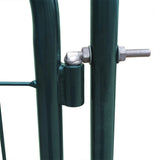 ZNTS Garden Fence Gate 100x100 cm Green 142292