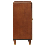 Sideboard Brown 90 x 33.5 x 75 cm Solid Mango Wood 4018908