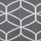 Outdoor Rug Geometric ARAKIL Grey and White 300 x 250 cm 42003468