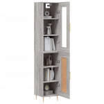 Highboard Grey Sonoma 34.5x34x180 cm Engineered Wood 3199487