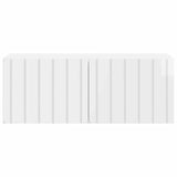 Wall-Mounted TV Cabinet High Gloss White 78.5 x 31 x 30 cm 898379