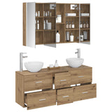 Bathroom Furniture Set 4 pcs Artisan Oak 3406710