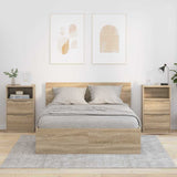 Bedside Tables with Drawer 2 pcs Sonoma Oak 40 x 30 x 467 cm 888912
