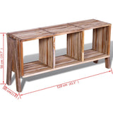 TV Cabinet with 3 Shelves Stackable Reclaimed Teak 241718