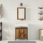 Bathroom Furniture Set with Storage 2 pcs Brown 60 x 30 x 60 cm 3332515