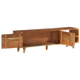 TV Cabinet Solid Wood Acacia with Honey Finish 140x30x40 cm 337847
