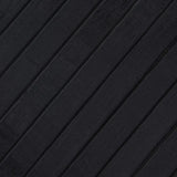 Rug Rectangular Black 100x400 cm Bamboo 376816