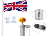 5.1*5.1*600cm Aluminum Alloy Splicing Flagpole Adjustable And Retractable Courtyard Outdoor Flagpole 76252619