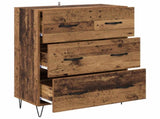 Sideboard Old Wood 69.5 x 34 x 90 cm Engineered Wood and Iron 881495