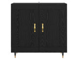 Sideboard Black Oak 69.5 x 34 x 90 cm Engineered Wood 881593