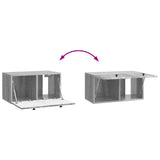 Wall-Mounted TV Cabinet Grey Sonoma 59.5 x 31 x 30 cm 899221