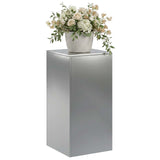 Plant Stand Silver 40 x 40 x 80 cm Steel 8012554