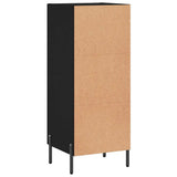 Sideboard Black 34.5x34x90 cm Engineered Wood 828805