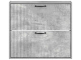 Wall-Mounted Shoe Cabinet HAARLEM 71 x 17 x 86 cm Concrete Grey 896858