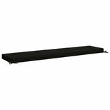 2-Piece Bench Cushions SOEST 2 pcs 100% Polyester Black 950081