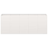 Planter 200x40x80 cm Stainless Steel 860728