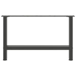 ZNTS Coffee Table Legs Anthracite 2 pcs 70x cm Steel 4013290