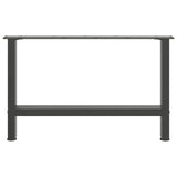 ZNTS Coffee Table Legs Anthracite 2 pcs 70x cm Steel 4013290