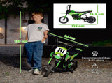 Kids Electric Motorbike, 24V Ride On Motorcycle with 3 Speeds and Rear Suspension, Dirt Bike for T3398P422464