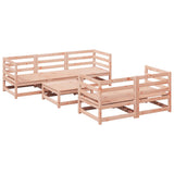 6 Piece Garden Sofa Set Solid Wood Douglas Fir 3299288