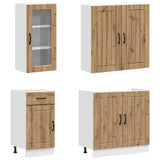 Kitchen Unit LUCCA 8 pcs Artisan Oak Engineered Wood 3438400