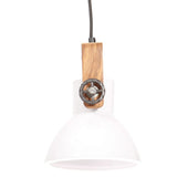 Industrial Hanging Lamp 25 W White Round 19 cm E27 320540