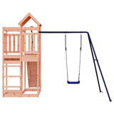 Outdoor Playset Wood Brown, Blue Solid Douglas wood, Polypropylene 3156878