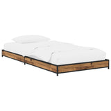 Bed Frame Old Wood 80 x 200 cm Engineered Wood 8009145