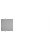 Dog Kennel Silver 4.84 m Steel 3082203