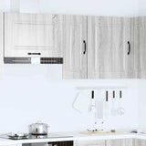 Kitchen Wall Cabinet Kalmar Grey Sonoma Engineered Wood 853543