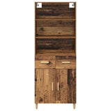 Highboard Old Wood 69.5 x 32.5 x 180 cm Engineered Wood 3415716