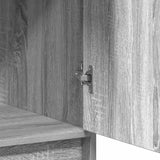 Highboard Grey Sonoma 40 x 40.5 x 135 cm Engineered Wood 865078