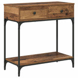 Console Table Old wood 75 x 34.5 x 75 cm Engineered wood 871296