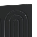 Wall-Mounted Headboard ALKMAAR Black Engineered Wood 896266