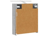Bathroom Mirror Cabinet Grey Sonoma 40 x 10.5 x 60.5 cm 889036