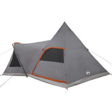 Teepee Tent 5-Person Grey and Orange 545 x 450 x 295 cm 42004001