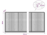 Gabion with 5 mm Wire and 5x2.5 cm Mesh 750x50x200 cm 3463833