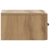 Wall-Mounted Bedside Cabinet 2 pcs Artisan Oak Engineered Wood 898954