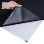 Window Films 3 pcs Static Frosted Black PVC 3208957